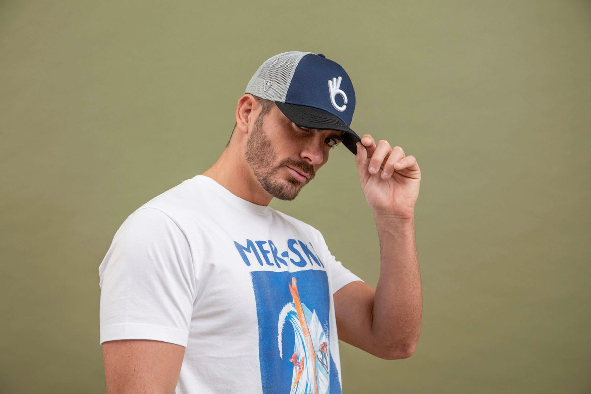 Casquette Filet Logo - Marine