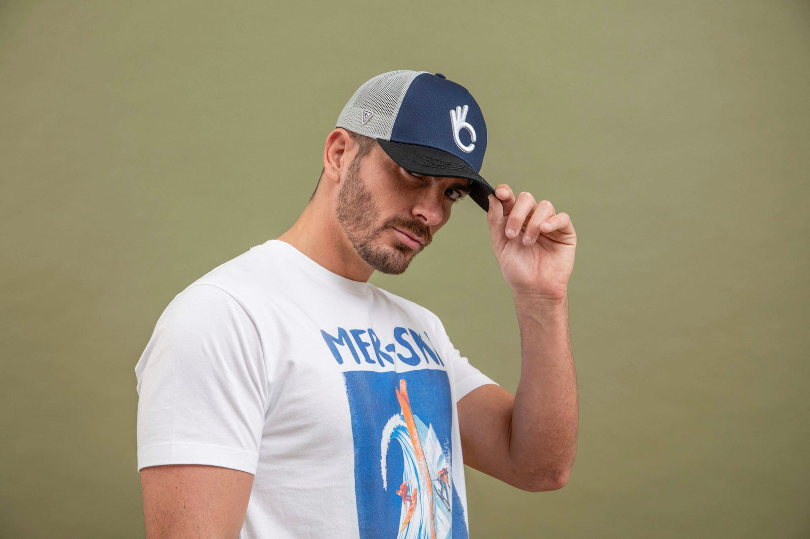 Casquette Filet Logo - Marine