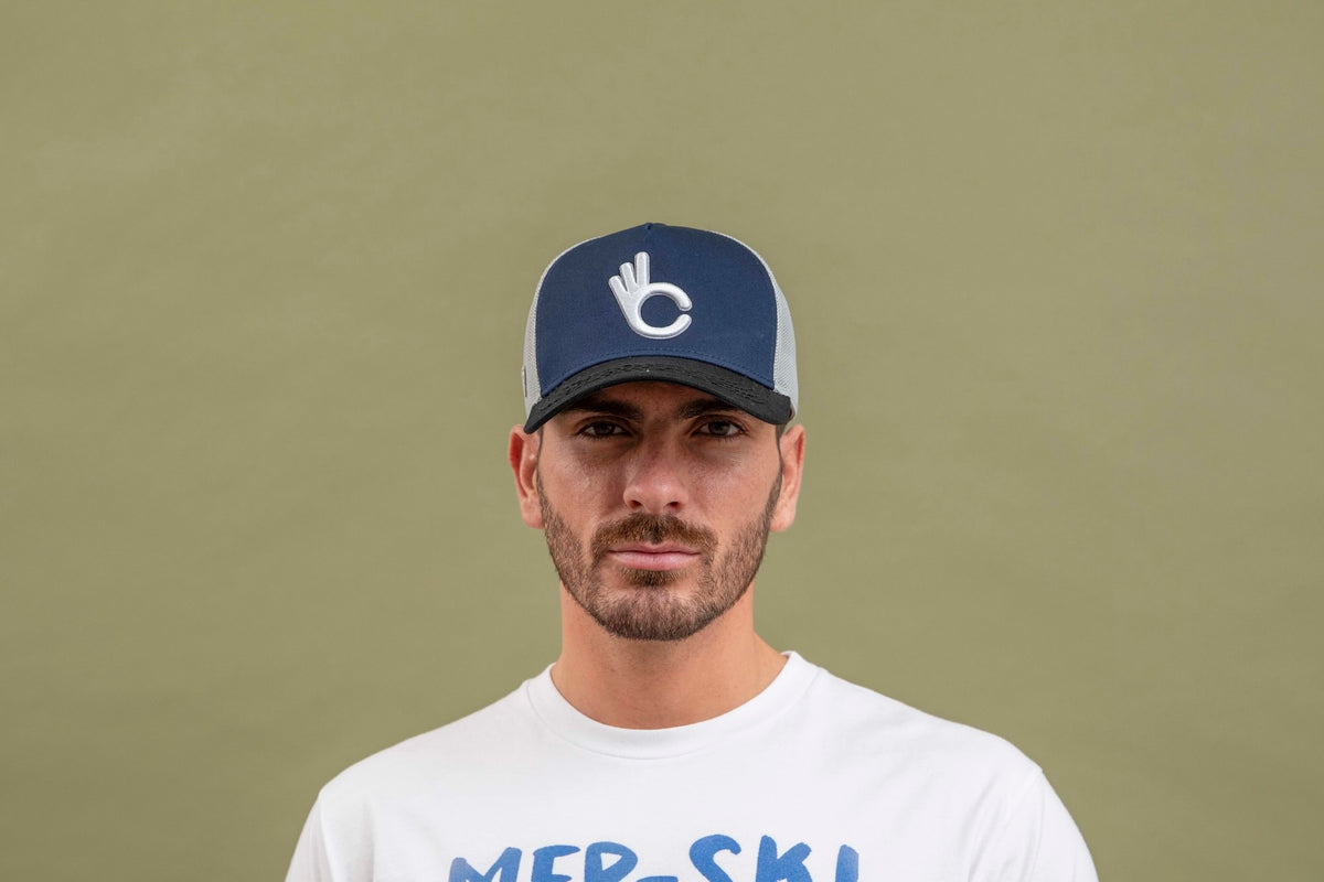 Casquette Filet Logo - Marine