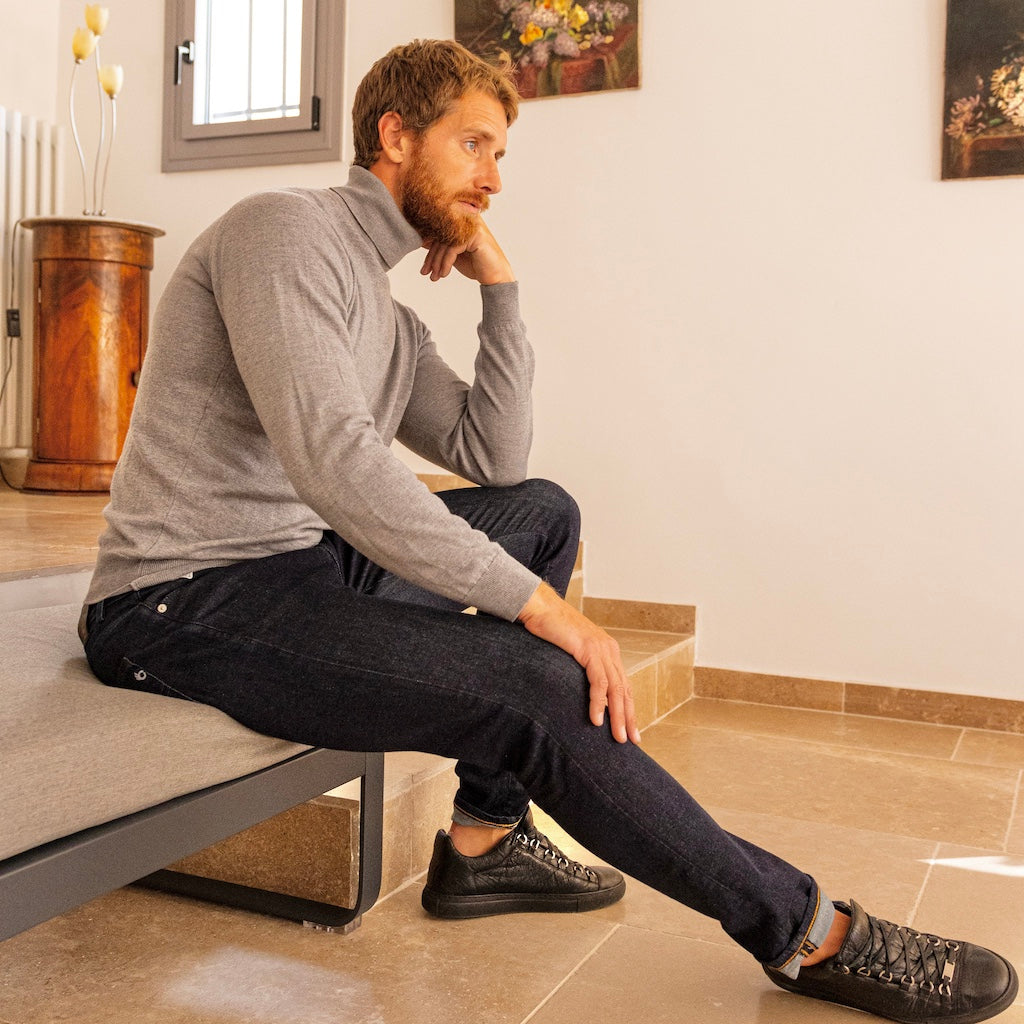 jean bleu brut homme