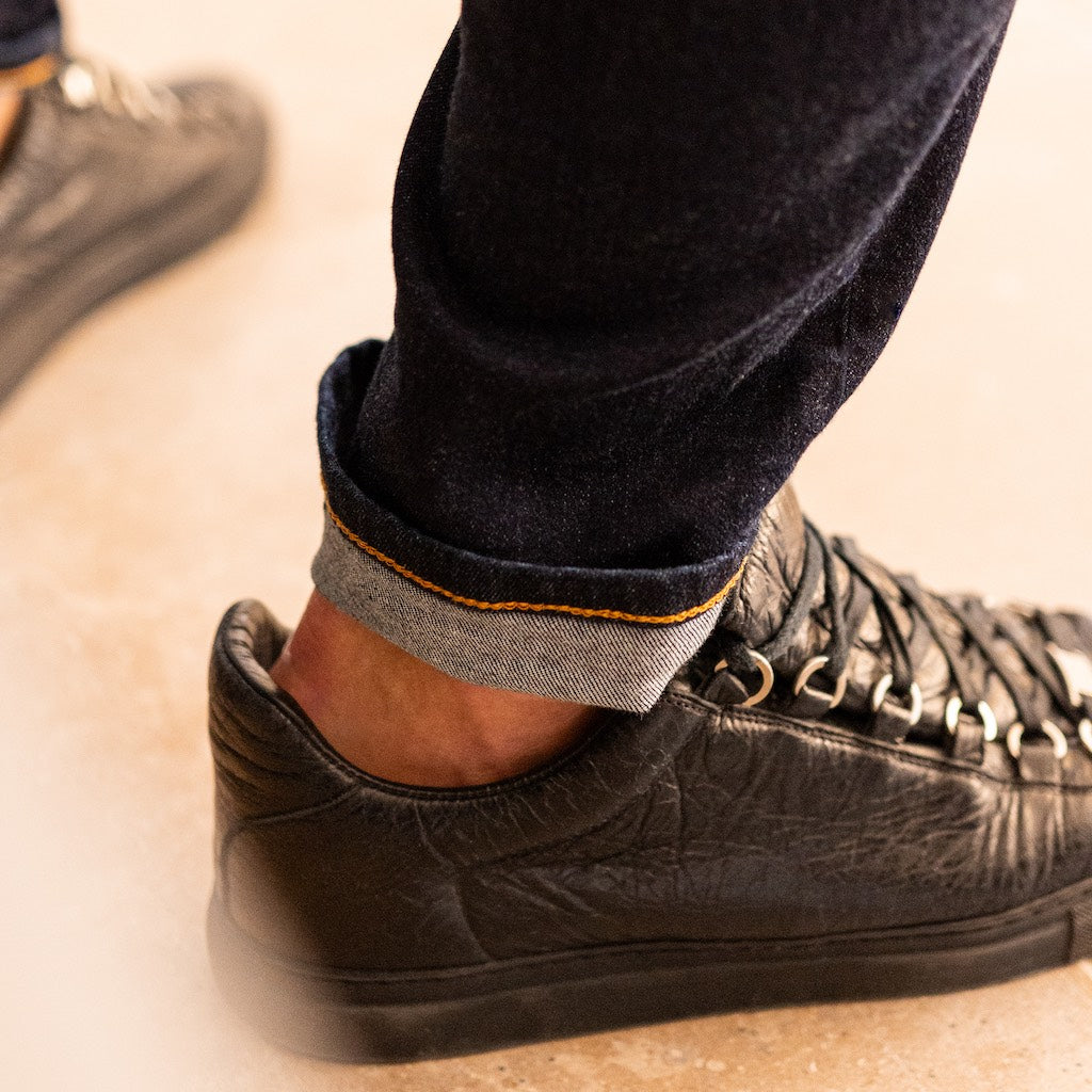 jean slim bleu foncé homme