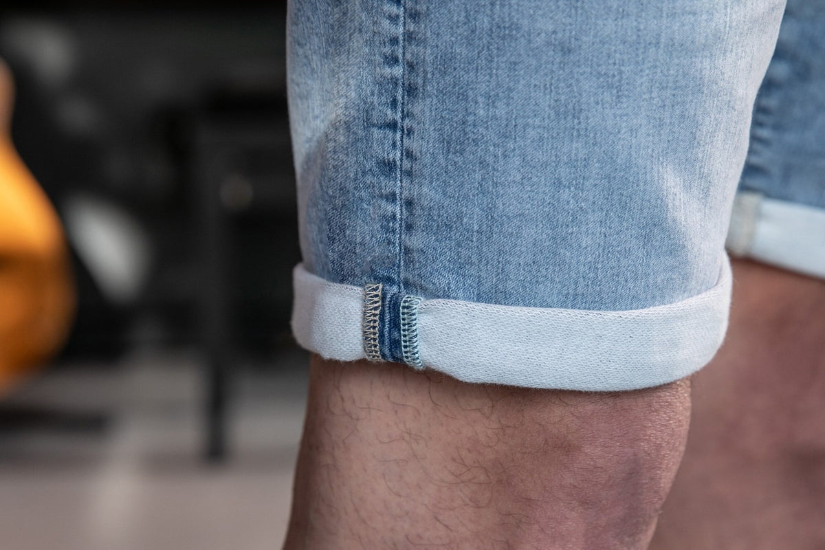 Bermuda Joggjean Ecoresponsable - Bleu Pale - Blue Cult