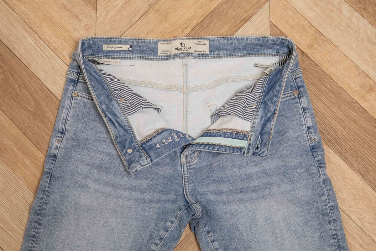 Bermuda Joggjean Ecoresponsable - Bleu Pale - Blue Cult