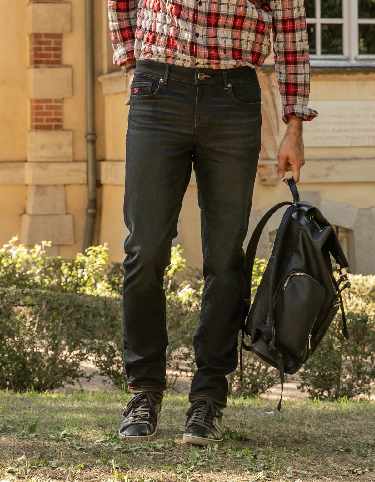 Joggjean Original Ajusté - Bleu verso Kaki