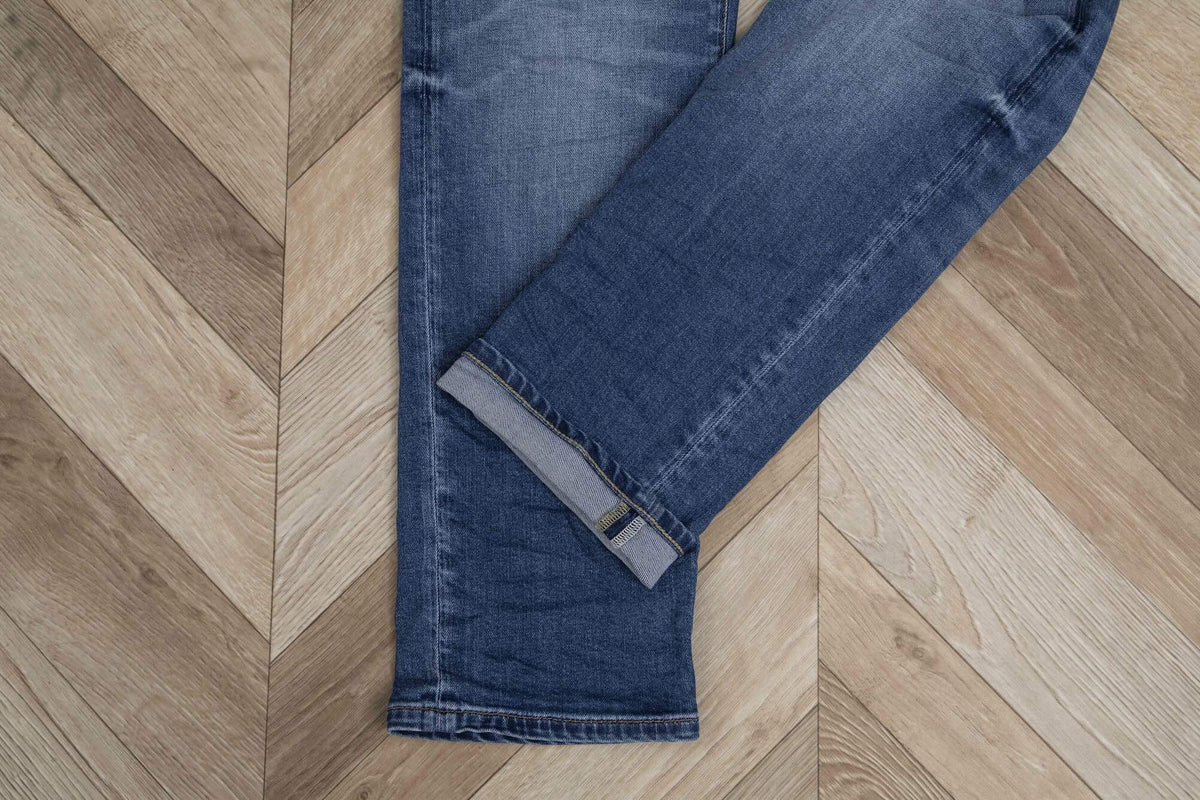 Jean Delta Antik Ecoresponsable Droit Ajusté - Bleu - Blue Cult