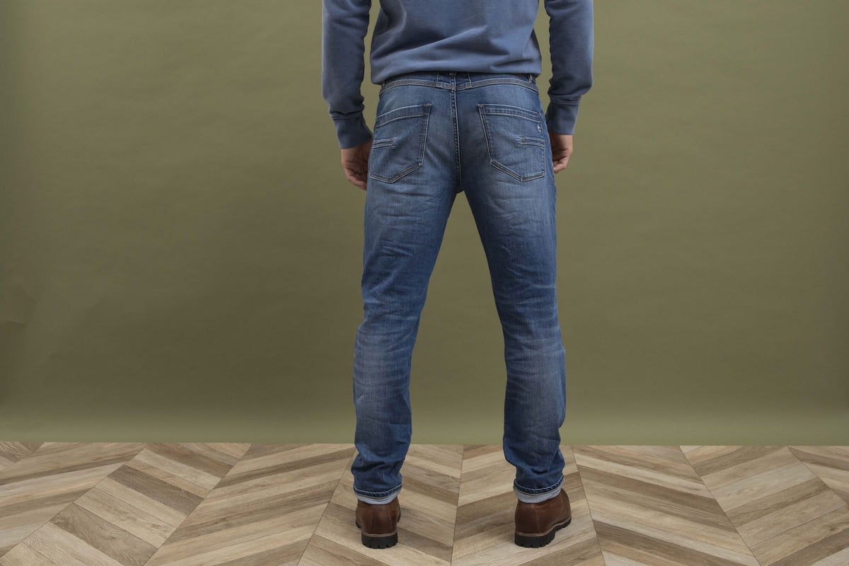 Jean Delta Antik Ecoresponsable Droit Ajusté - Bleu - Blue Cult