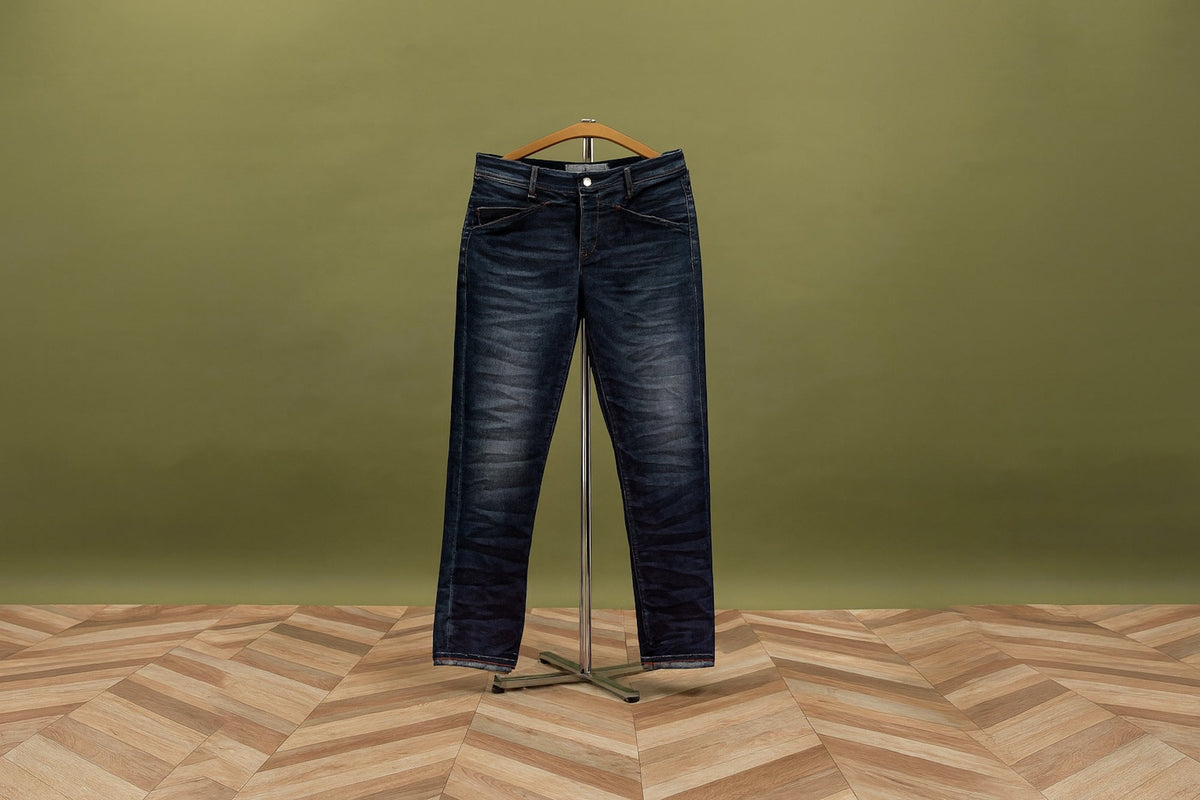 Jean Delta Antik Ecoresponsable Droit Ajusté - Bleu Foncé - Blue Cult