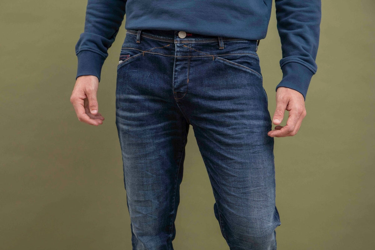 Jean Delta Antik Ecoresponsable Droit Ajusté - Bleu Foncé - Blue Cult