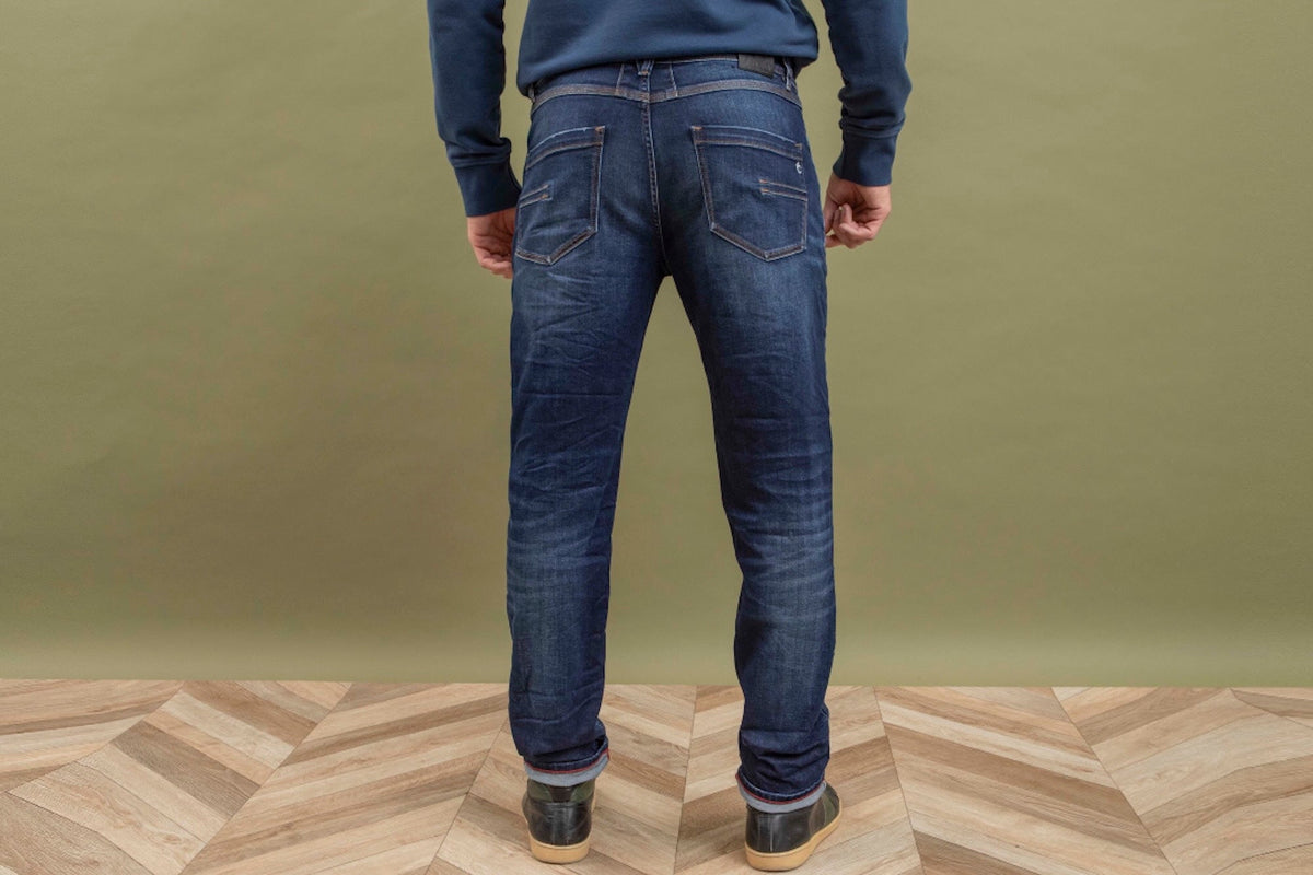 Jean Delta Antik Ecoresponsable Droit Ajusté - Bleu Foncé - Blue Cult