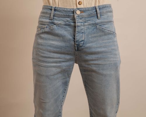 Jean Delta Antik Ecoresponsable Droit Ajusté - Bleu Léger - Blue Cult