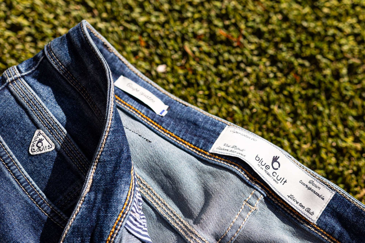 Jean Le Toucher Doux Ecoresponsable - Bleu Foncé - Blue Cult