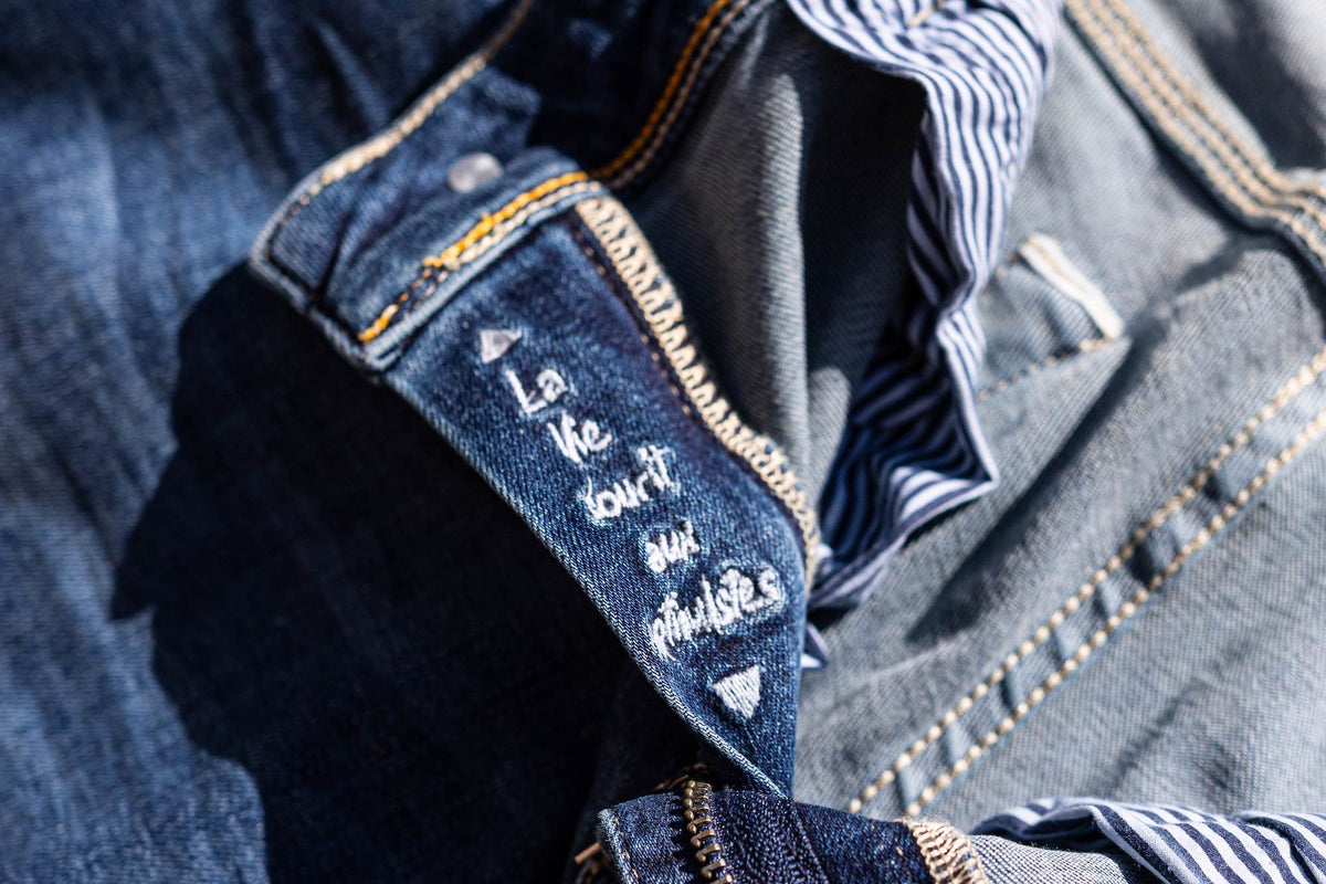 Jean Le Toucher Doux Ecoresponsable - Bleu Foncé - Blue Cult