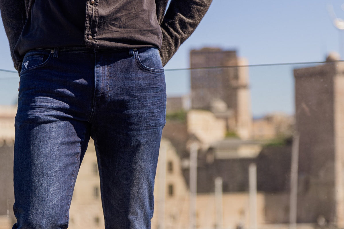 Jean Le Toucher Doux Ecoresponsable - Bleu verso Bleu - Blue Cult