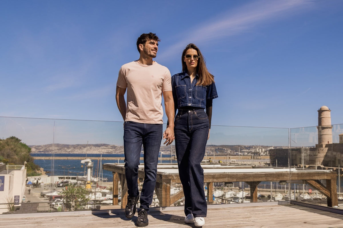 Jean Le Toucher Doux Ecoresponsable - Bleu verso Bleu - Blue Cult