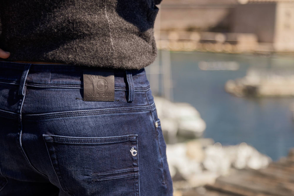 Jean Le Toucher Doux Ecoresponsable - Bleu verso Bleu - Blue Cult