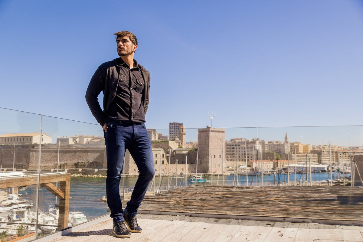 Jean Le Toucher Doux Ecoresponsable - Bleu verso Bleu - Blue Cult