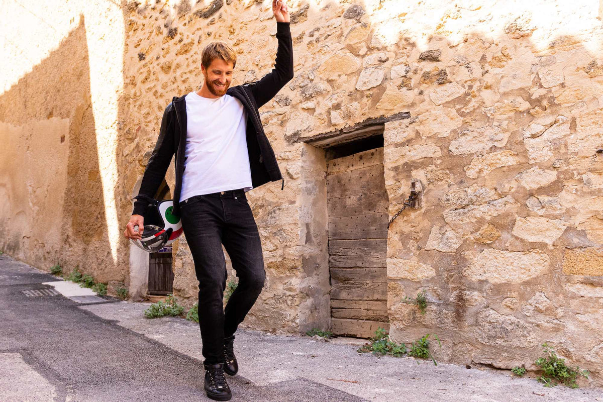 Jean Le Toucher Doux Ecoresponsable - Noir verso Noir - Blue Cult