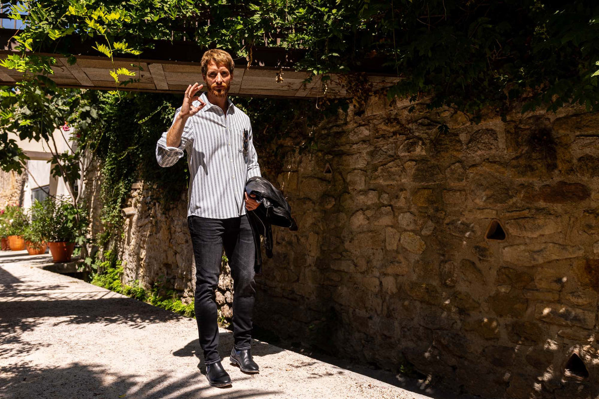 Jean Le Toucher Doux Ecoresponsable - Noir verso Noir - Blue Cult