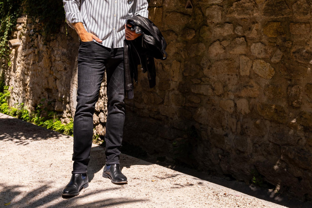 Jean Le Toucher Doux Ecoresponsable - Noir verso Noir - Blue Cult