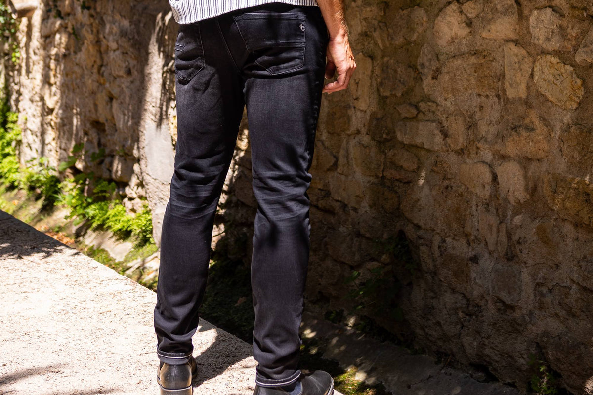 Jean Le Toucher Doux Ecoresponsable - Noir verso Noir - Blue Cult