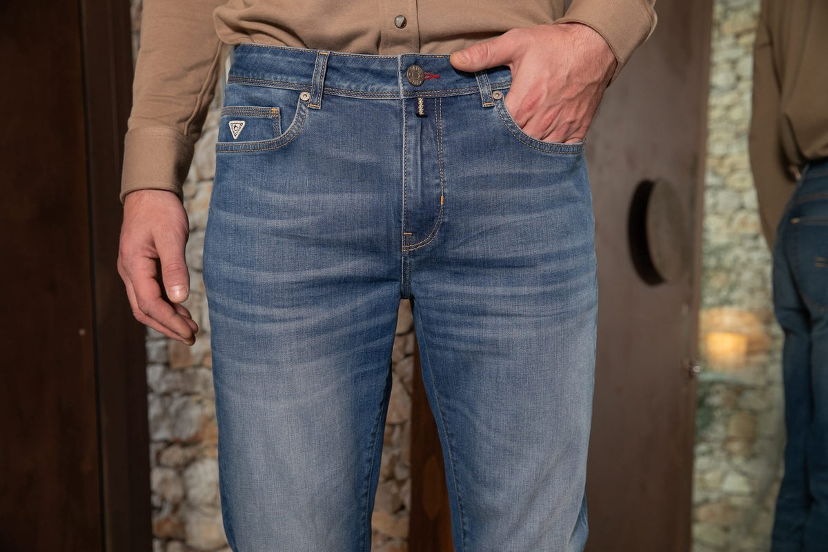 Jean Plume Ecoresponsable - Bleu - Blue Cult