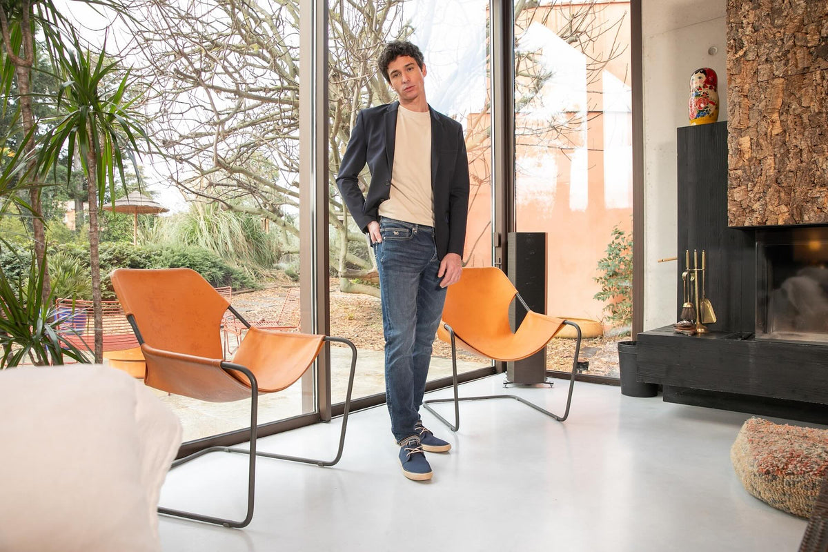 Jean Toucher Doux Ecoresponsable - Bleu Océan - Blue Cult