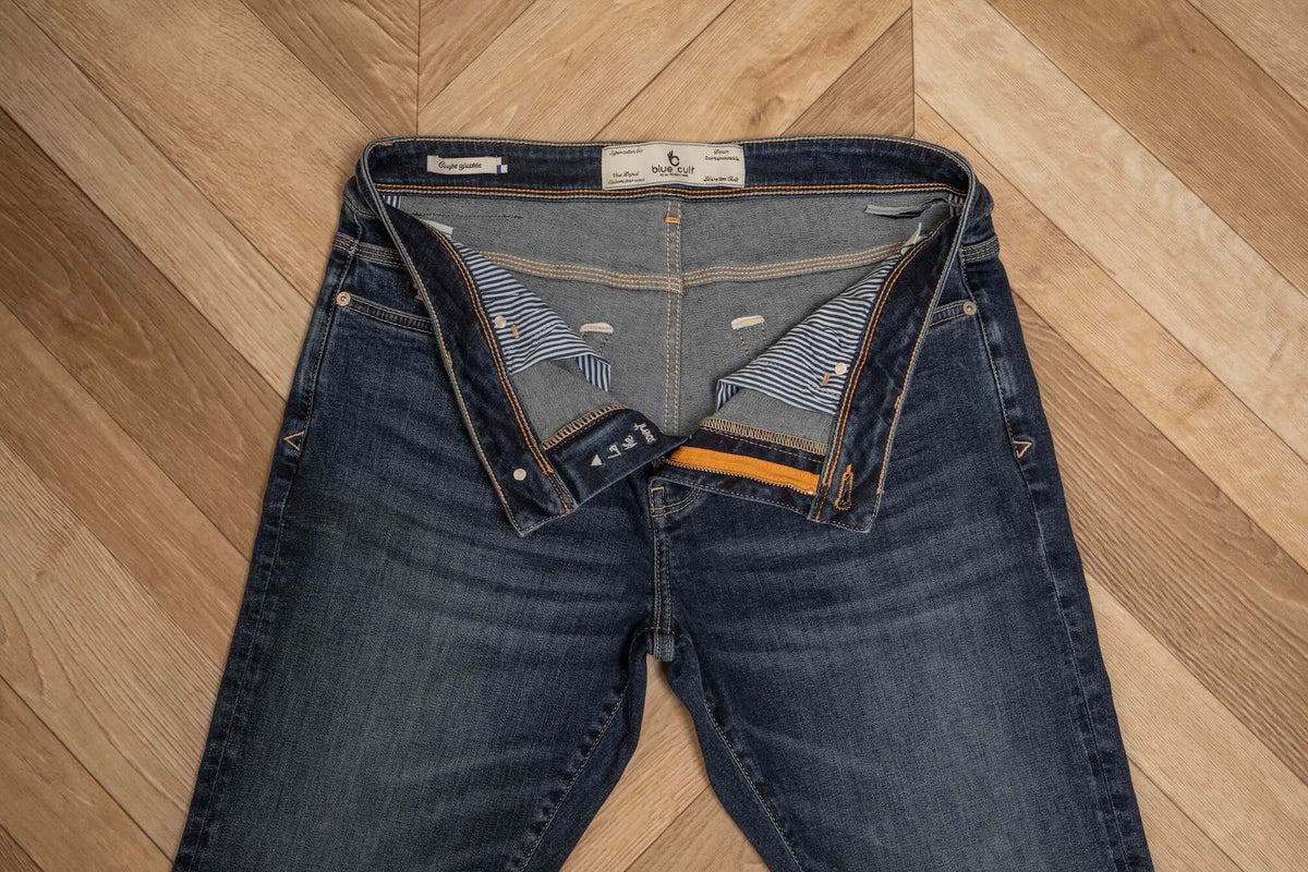 Jean Toucher Doux Ecoresponsable - Bleu Océan - Blue Cult