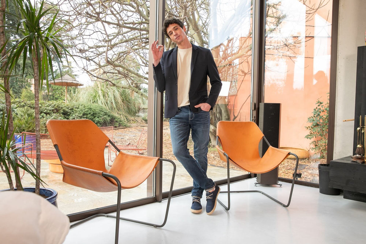 Jean Toucher Doux Ecoresponsable - Bleu Océan - Blue Cult