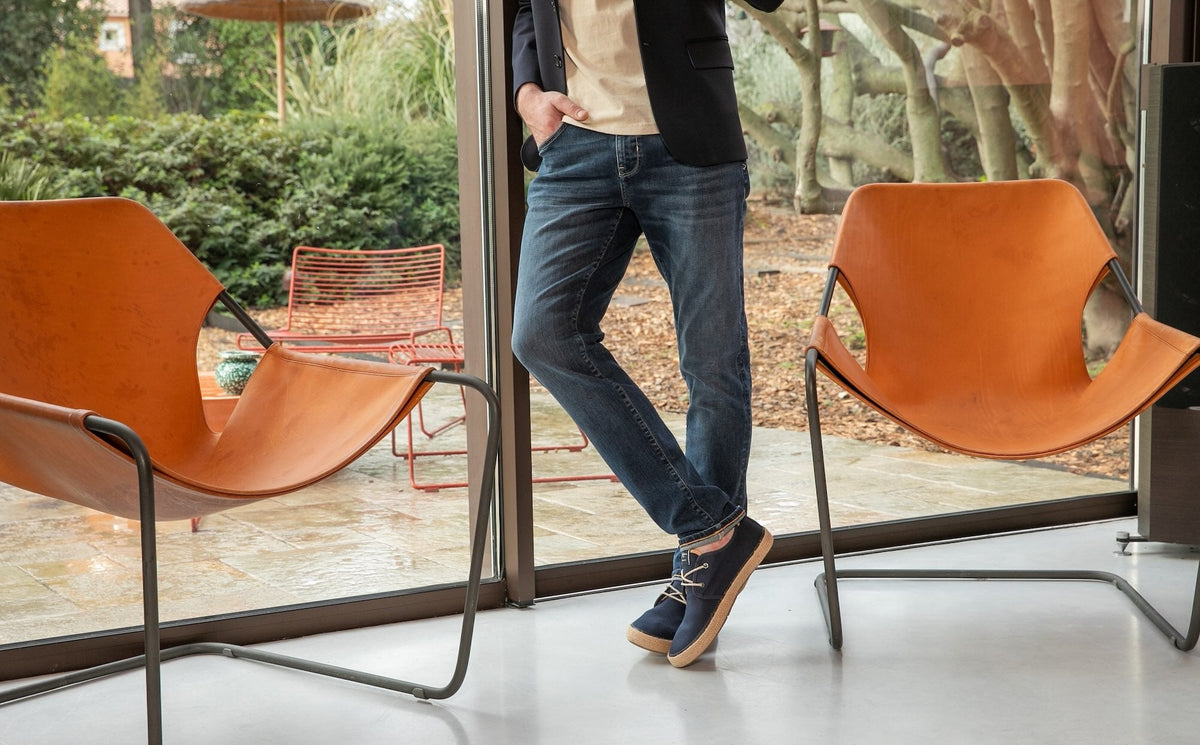 Jean Toucher Doux Ecoresponsable - Bleu Océan - Blue Cult