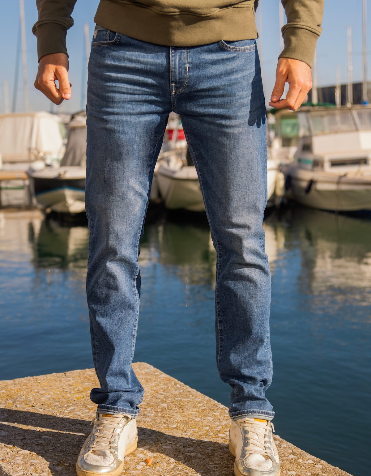 Jean Le Toucher Doux Ecoresponsable - Bleu - Blue Cult