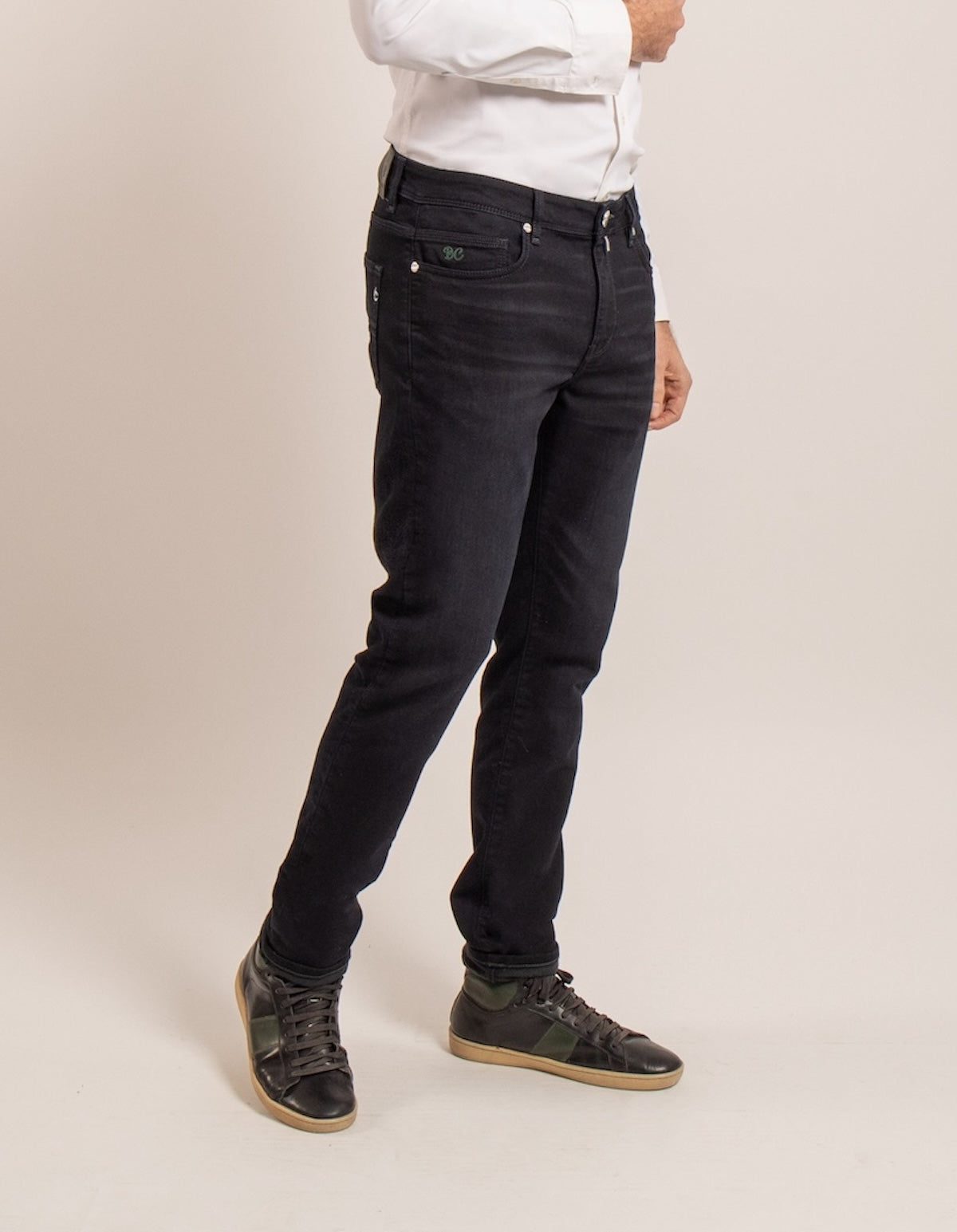 Joggjean Original Ajusté - Indigo verso Noir - Blue Cult