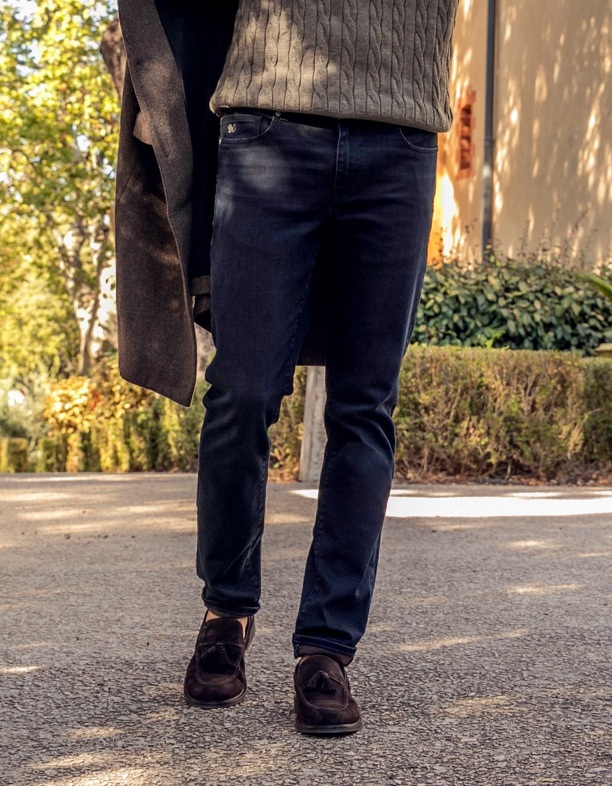 Jean Original Ajusté - Bleu verso Chocolat - Blue Cult