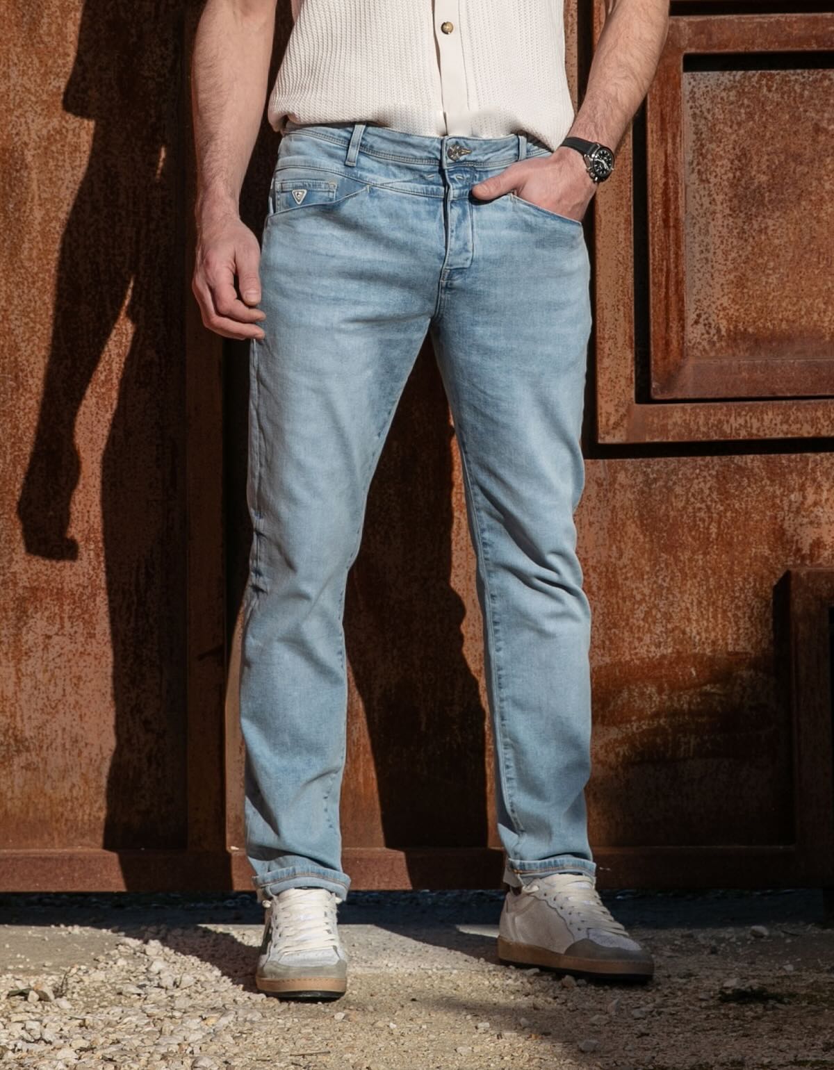 Jean Delta Antik Ecoresponsable Droit Ajusté - Bleu Léger - Blue Cult