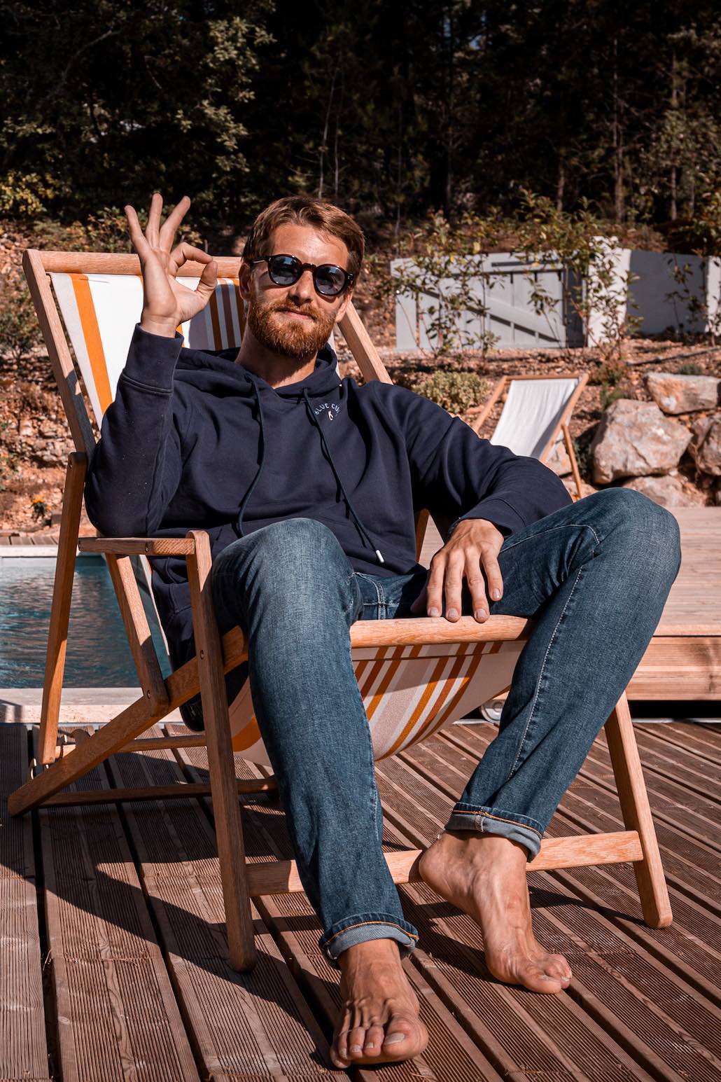 jean bleu slim homme