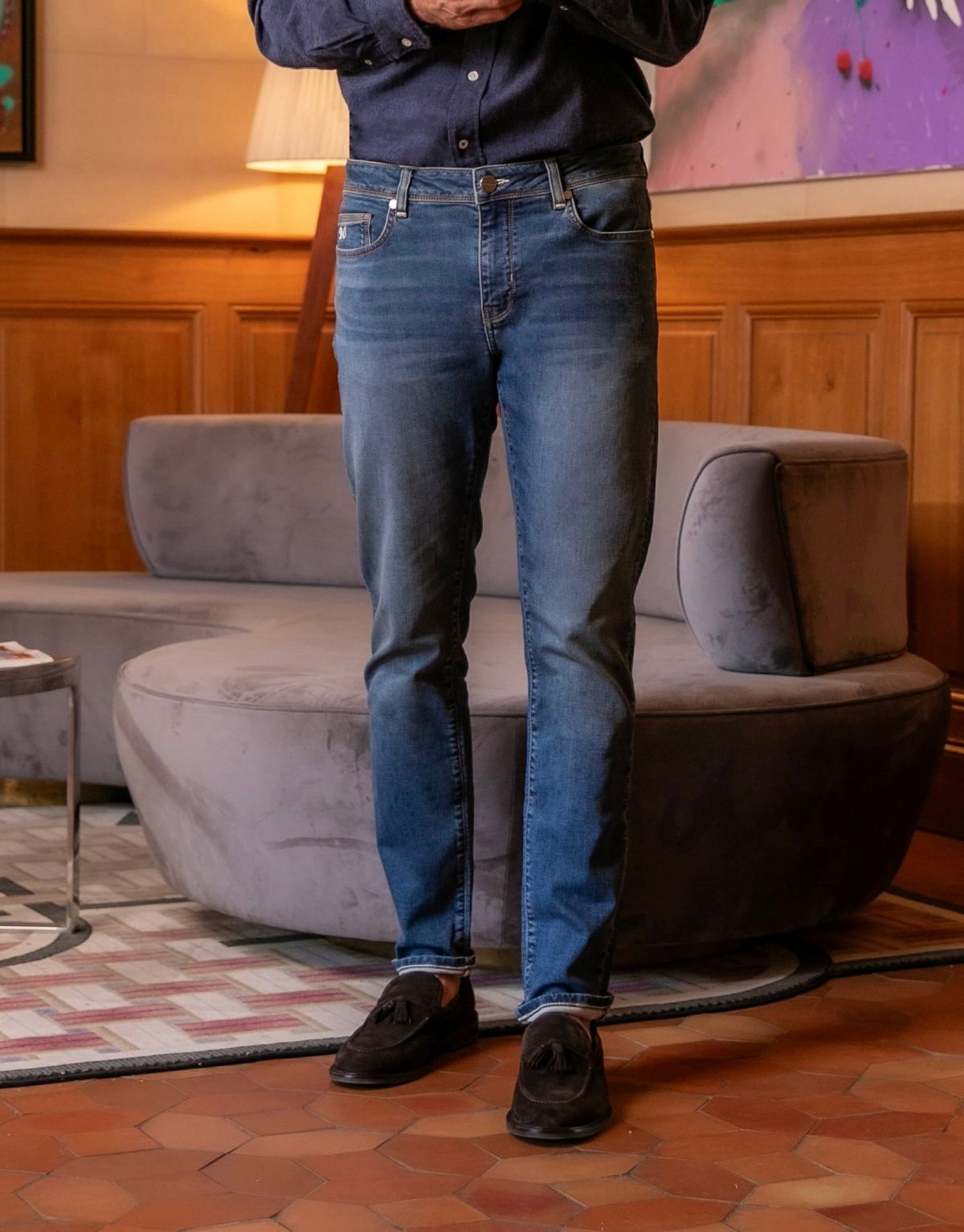 Joggjean Original Ajusté - Bleu Azur - Blue Cult