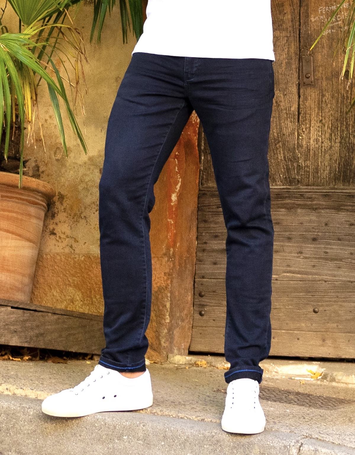 Le Joggjean Ecoresponsable - Bleu Foncé verso Noir - Blue Cult