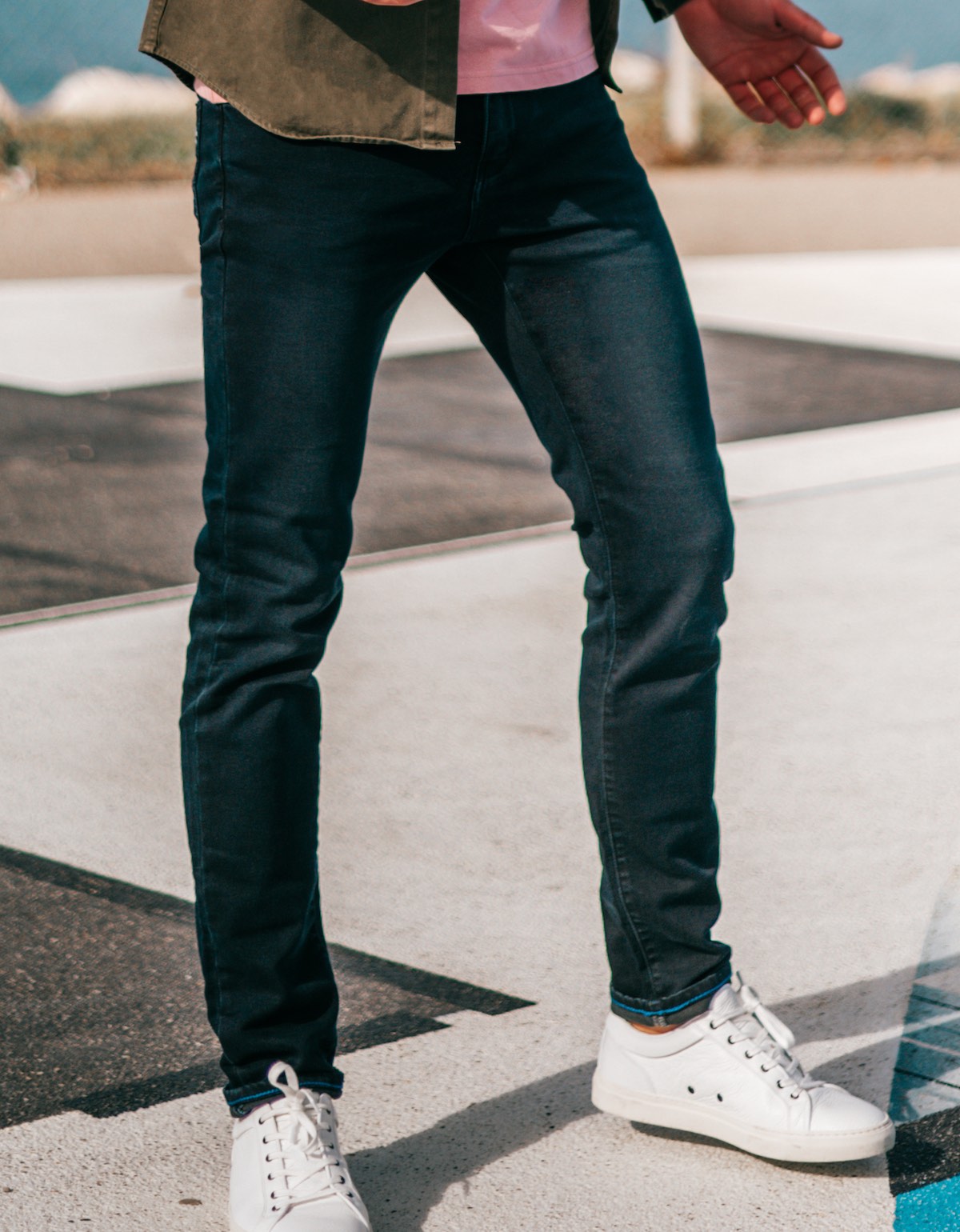 Le Denim Jogg Ecoresponsable - Bleu Noir - Blue Cult