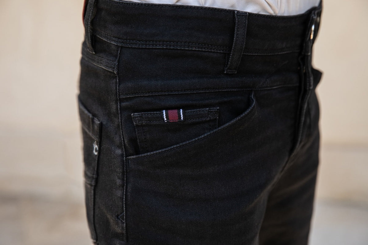 Joggjean Delta Droit Ajusté - Noir verso Noir - Blue Cult