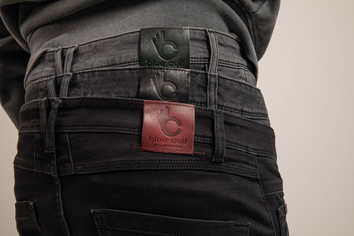 Joggjean Delta Droit Ajusté - Noir verso Noir - Blue Cult