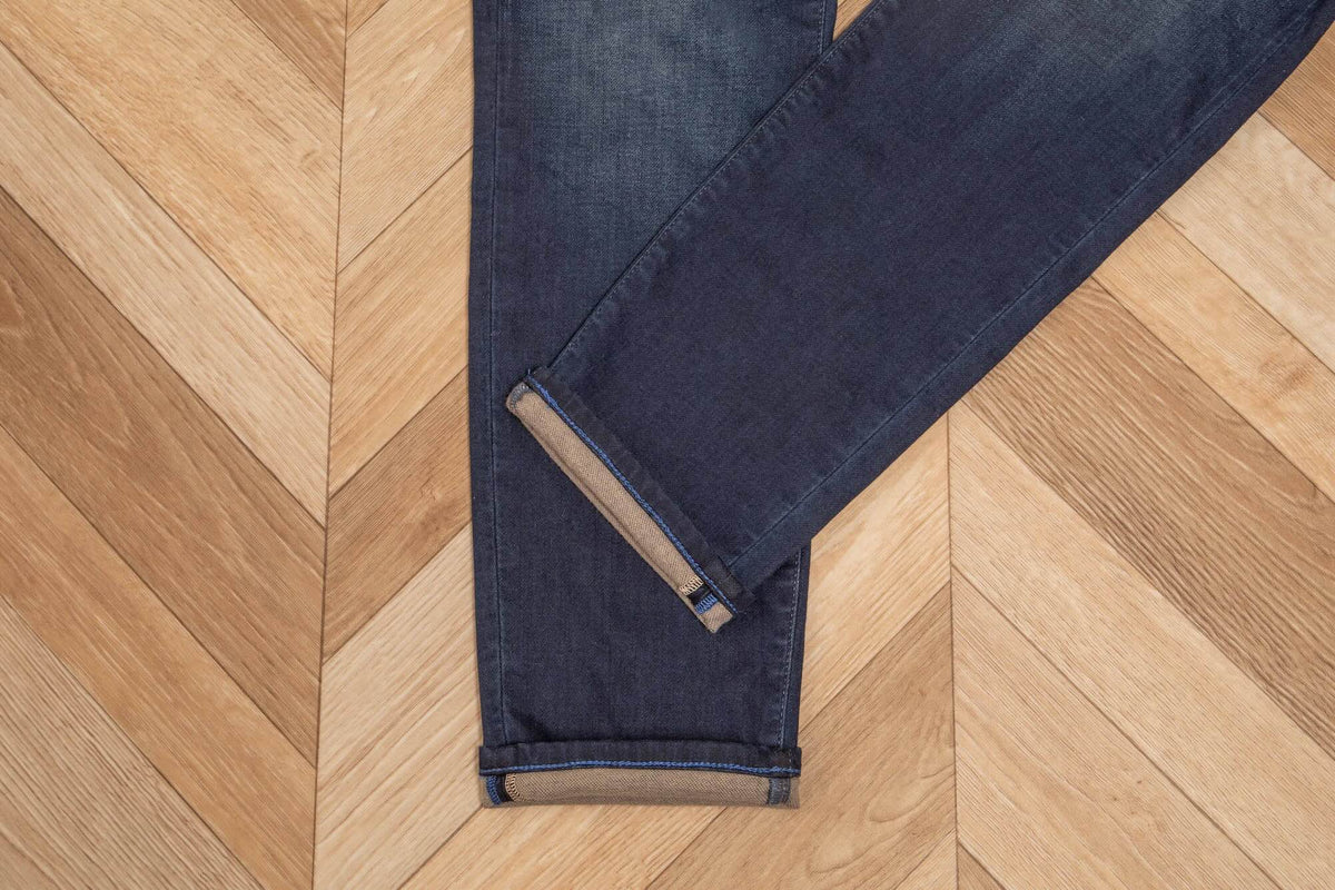 Joggjean Ecoresponsable - Bleu Léger verso Noir - Poches Cult - Blue Cult