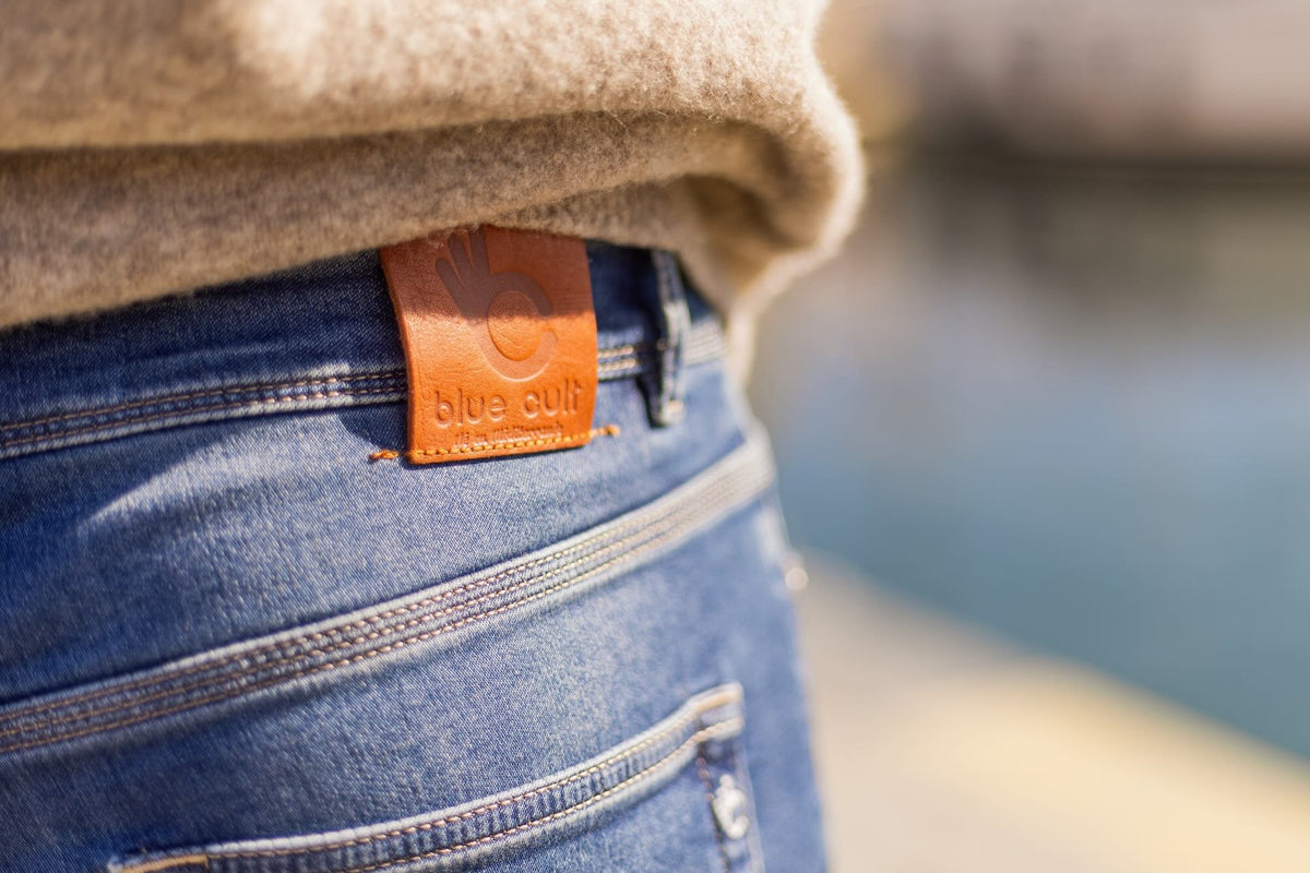 Joggjean Ecoresponsable - Bleu - Poches Cult - Blue Cult