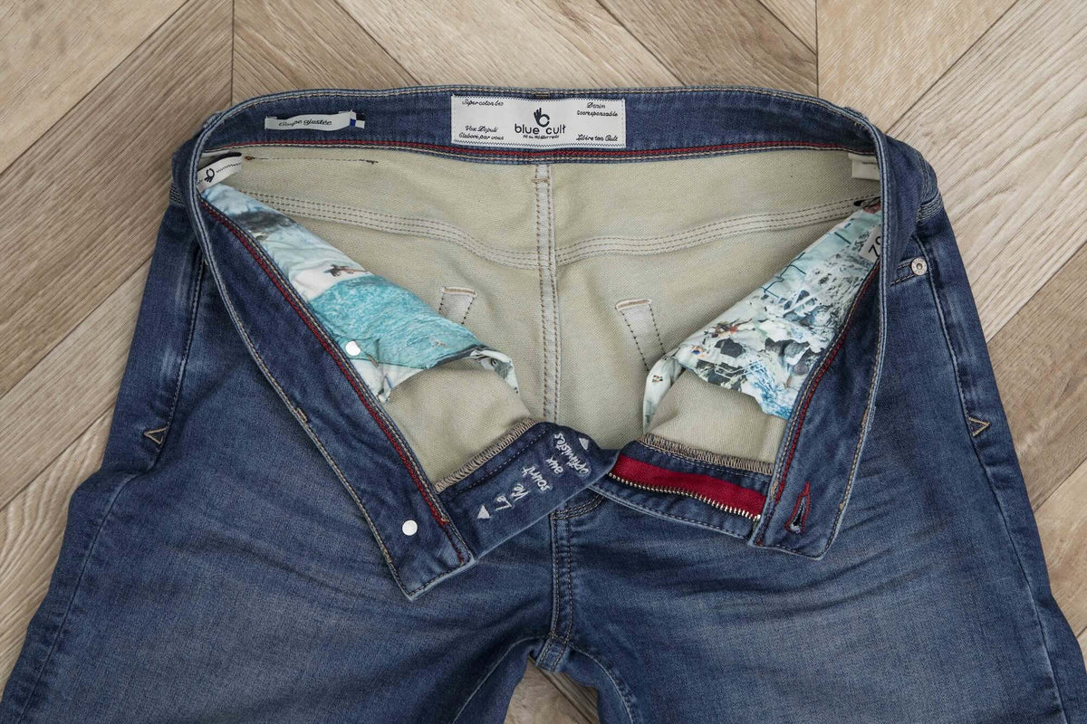 Joggjean Ecoresponsable - Bleu - Poches Cult - Blue Cult