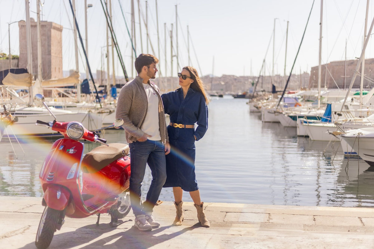 Joggjean Ecoresponsable - Bleu - Poches Cult - Blue Cult