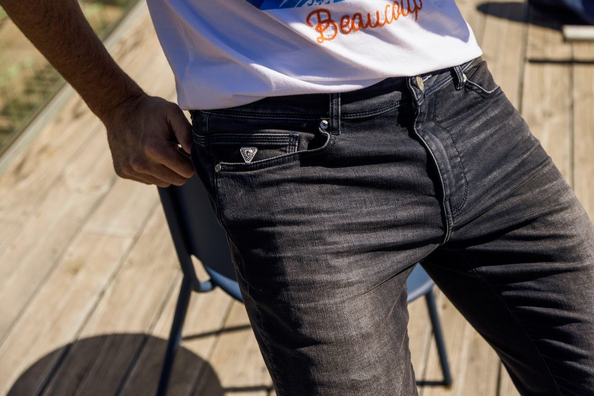 Joggjean Ecoresponsable - Bleu verso Bleu - Poches Cult - Blue Cult