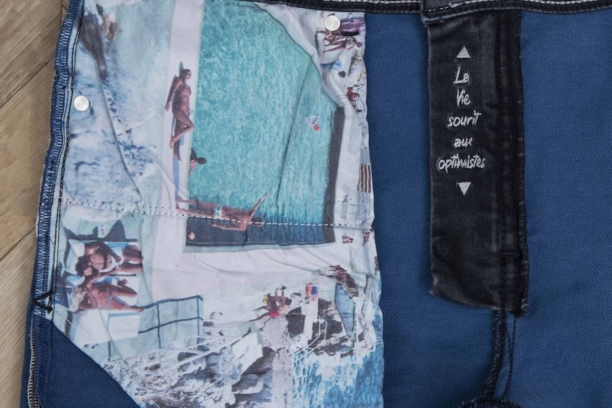 Joggjean Ecoresponsable - Bleu verso Bleu - Poches Cult - Blue Cult