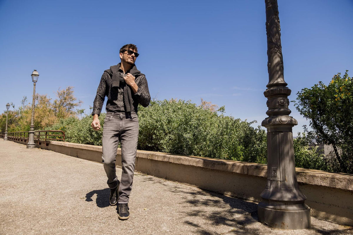 Joggjean Ecoresponsable - Gris - Blue Cult