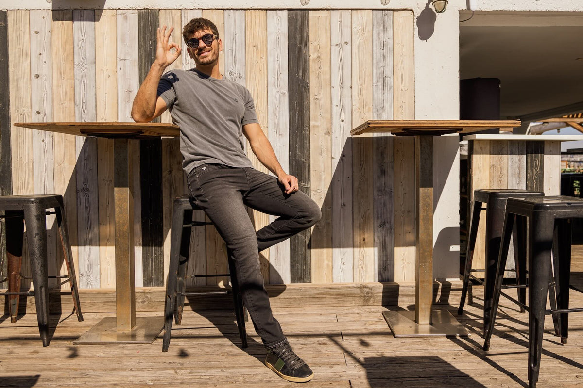 Joggjean Ecoresponsable - Noir verso Noir - Blue Cult