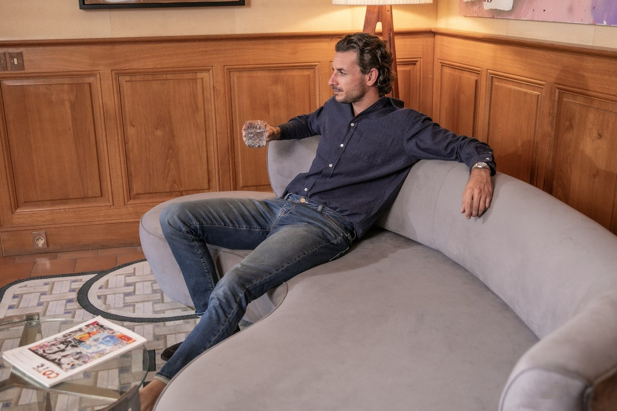 Joggjean Original Ajusté - Bleu Azur - Blue Cult