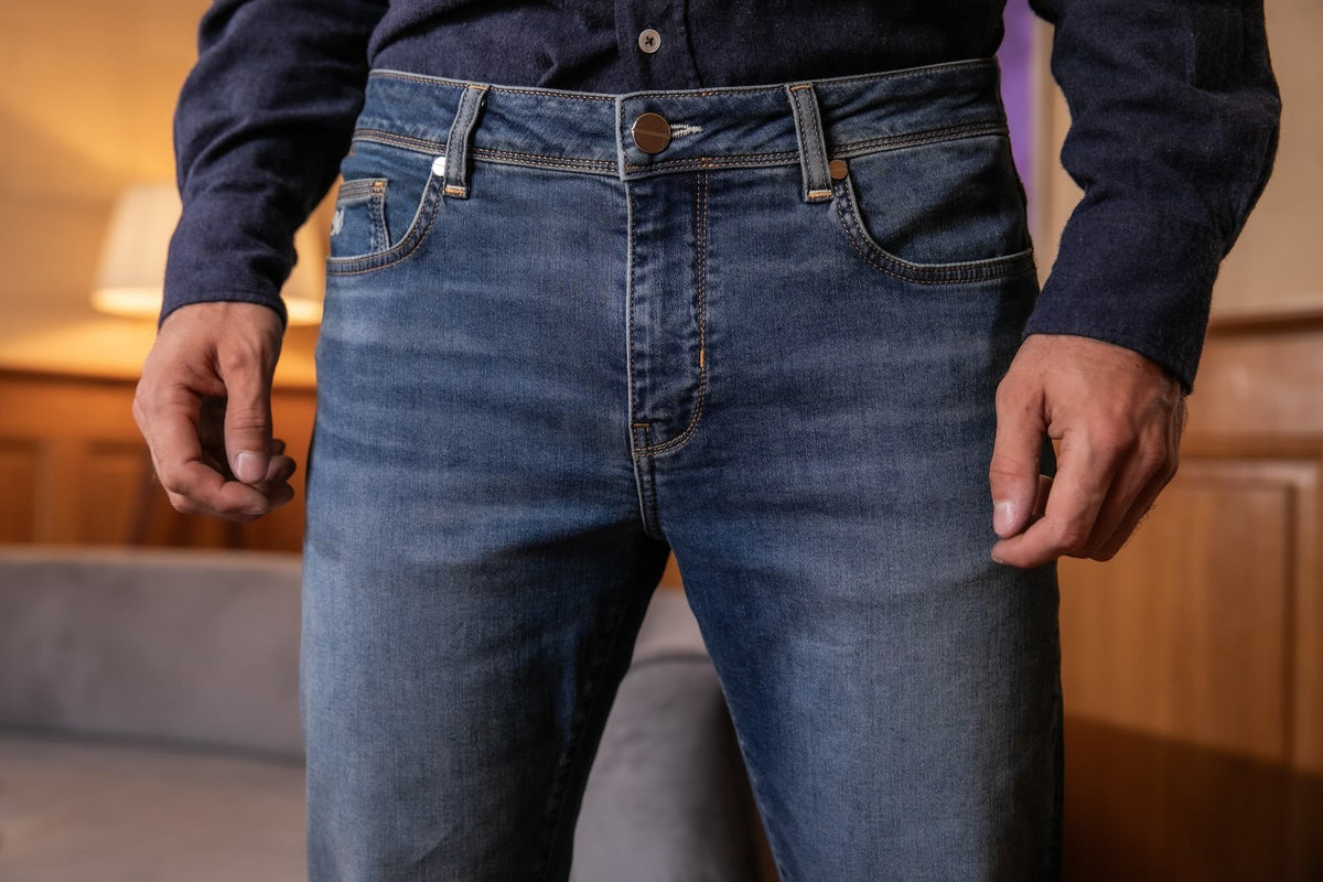 Joggjean Original Ajusté - Bleu Azur - Blue Cult