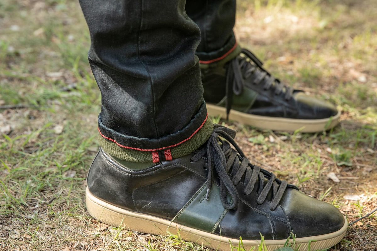 Joggjean Original Ajusté - Bleu verso Kaki - Blue Cult